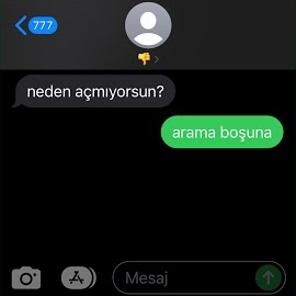 Arama Boşuna