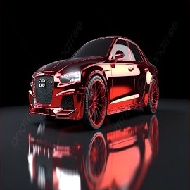 Kırmızı Audi