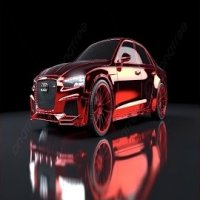 Kırmızı Audi